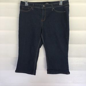 🌿Dots Juniors Dark Denim Jean Capris