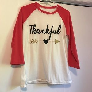 Thankful Baseball Tee