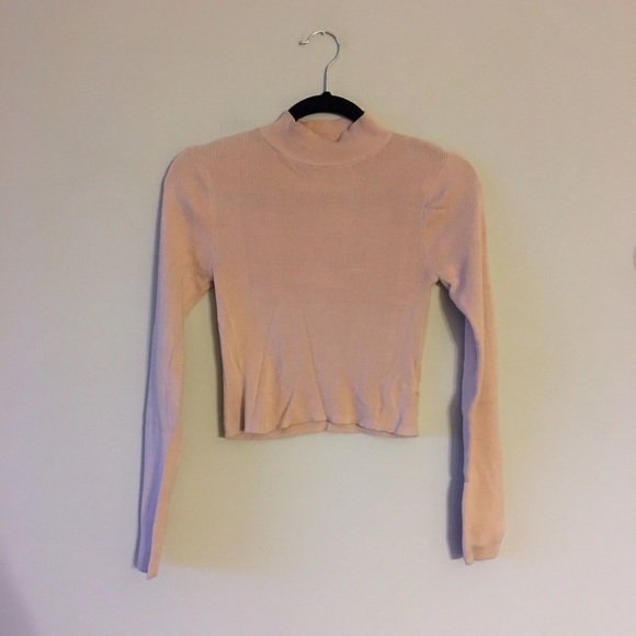 LA Hearts Tops - 🌹 LA Hearts | Cropped Nude Sweater