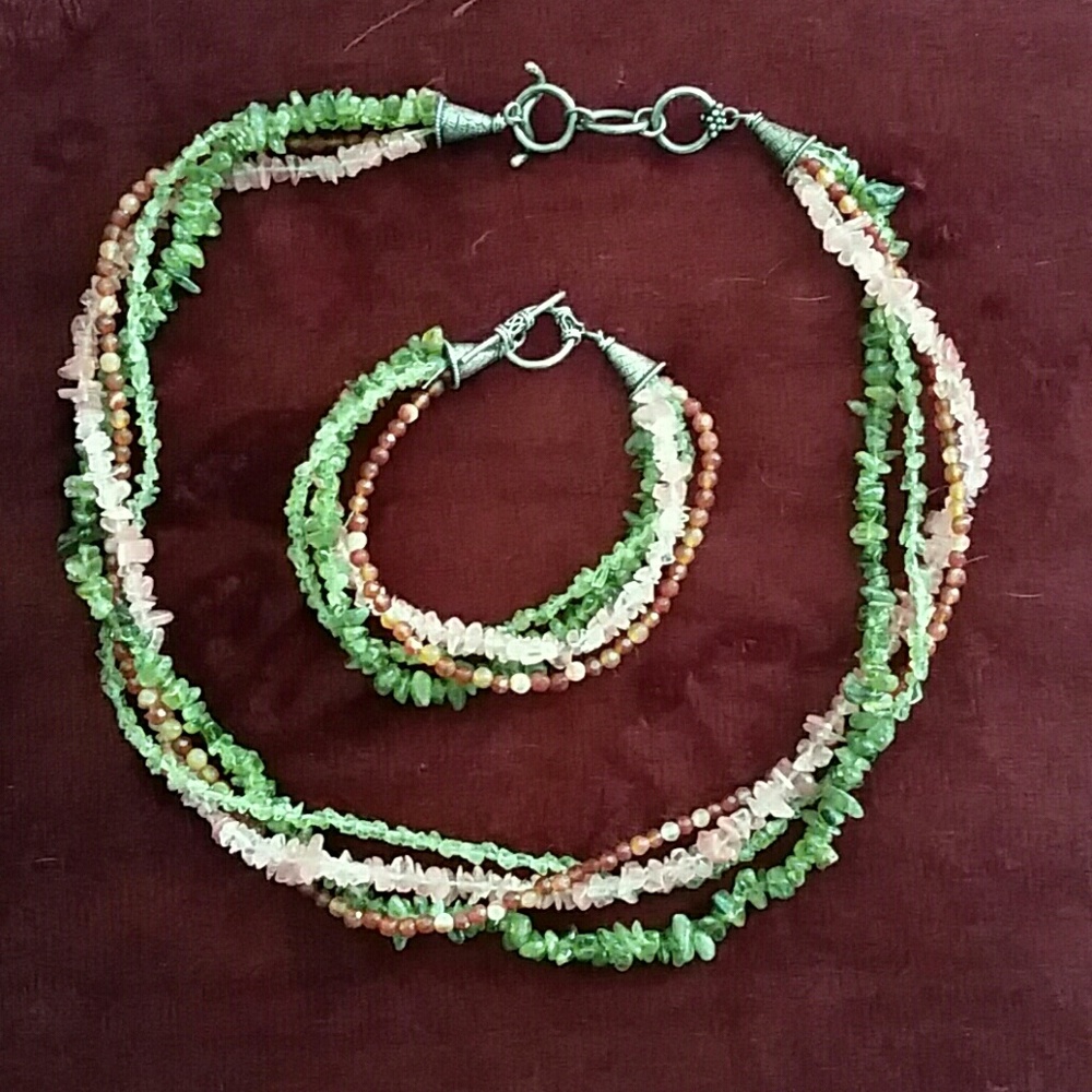 Bracelet and Necklace Set
