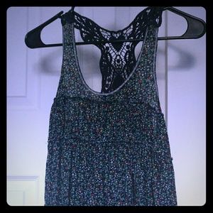 Free People Tank Top with Lace Back