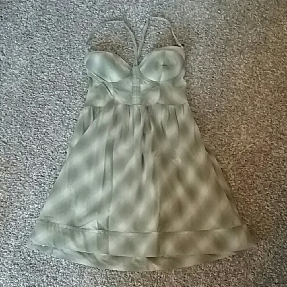 Cross back dress