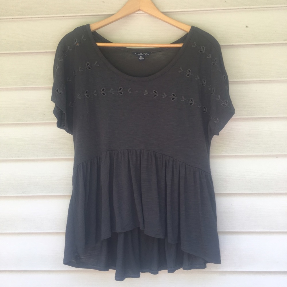 🇺🇸4th of July Sale🇺🇸Cutout Peplum Top