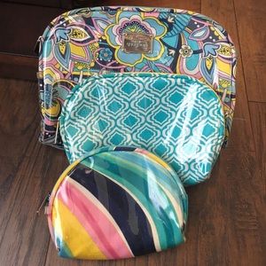 3 pc. cosmetic bag set