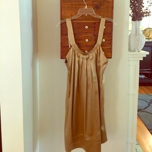 Gold sheath dress