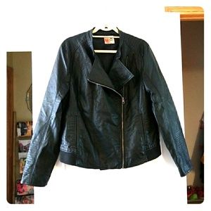 Ruff and Hewn Faux Leather Jacket - NWOT