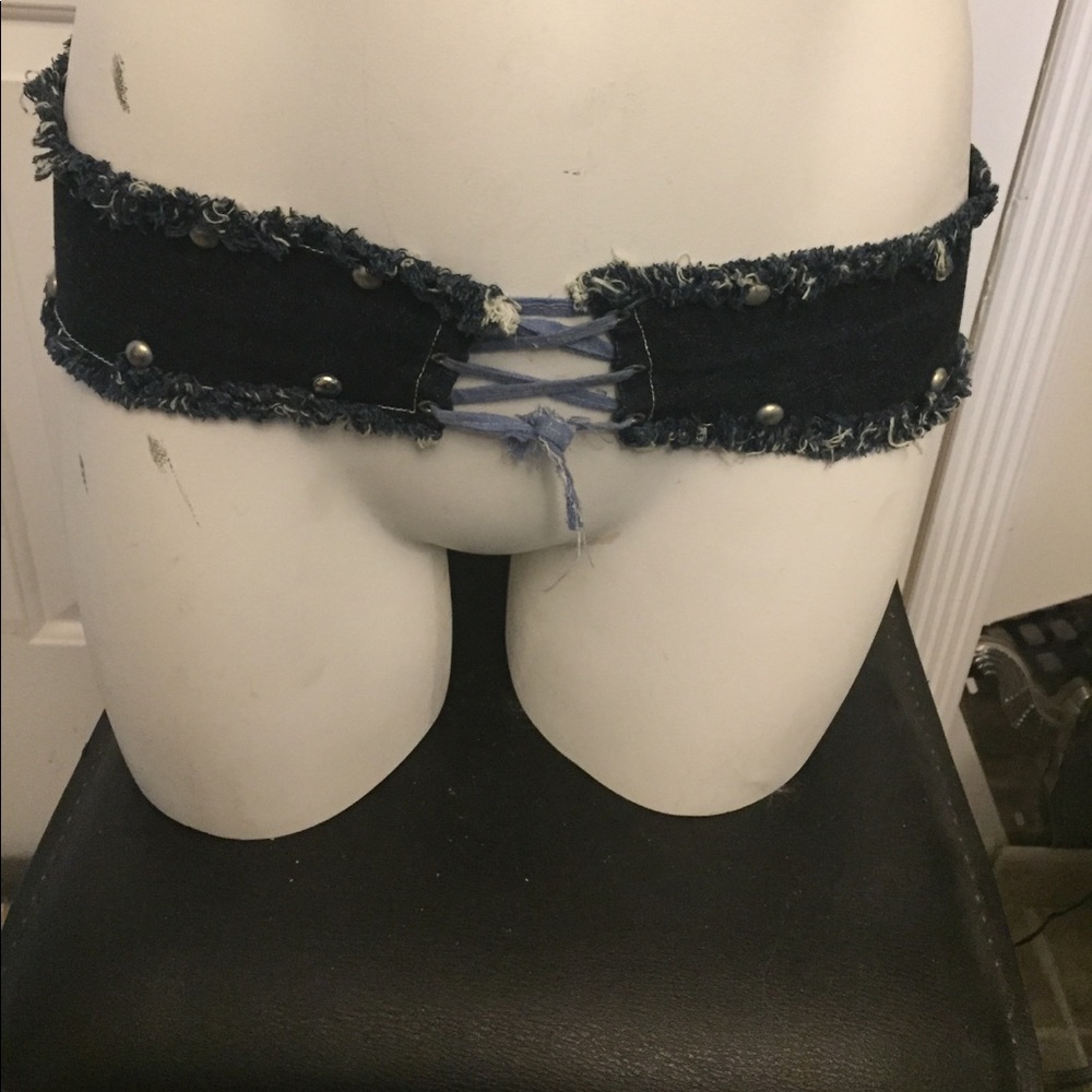 Stretch jeans belt