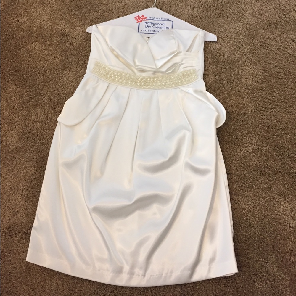 Beige Mini Dress
