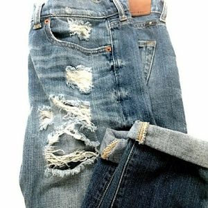 Lucky Brand distressed boyfriend jeans - Size 28