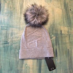 Armani Exchange Cable Knot Beanie *NEW