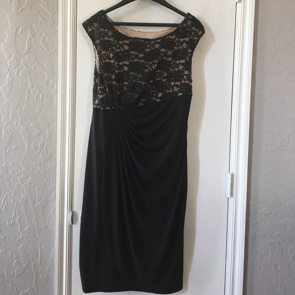 Black/Nude Cocktail Dress