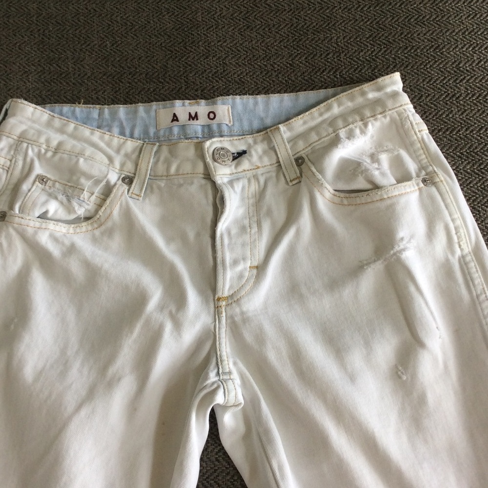 White jeans