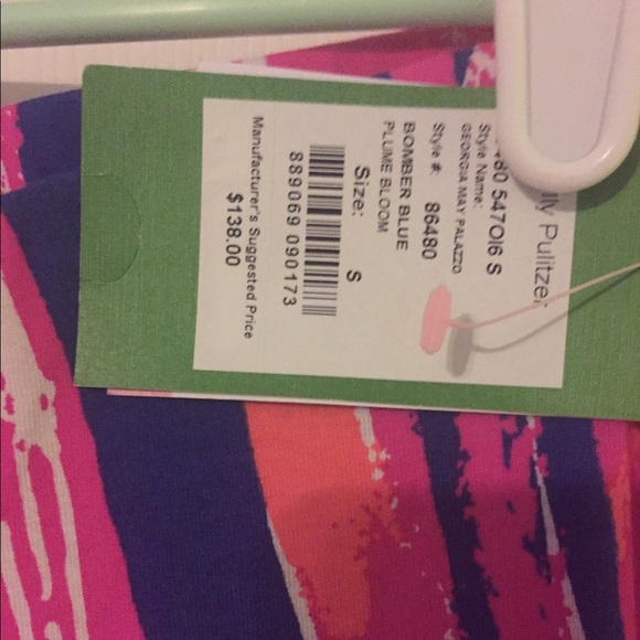 Lily Pulitzer Palazzo Pants NWT in Plume Bloom - Picture 2 of 4