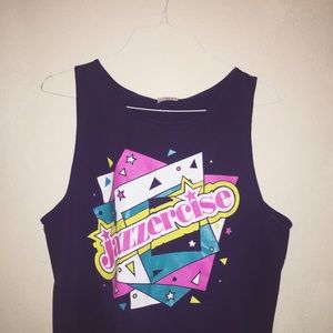 Fun 80s Oversized Tank Top