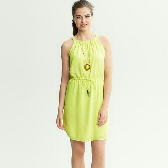 71 off Banana Republic Dresses & Skirts Banana republic yellow