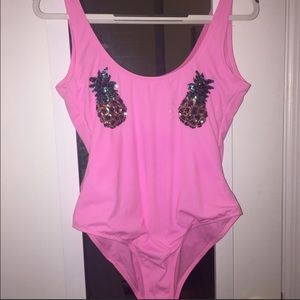 Top Shop Pineapple Bathing Suit