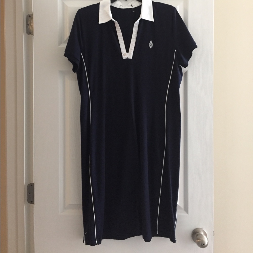 navy ralph lauren dress... very soft...great shape