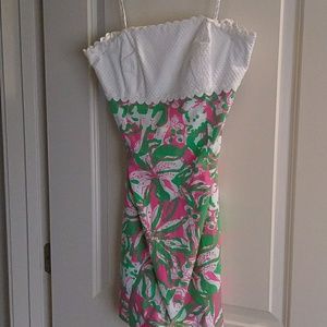 Lily Pulitzer strapless dress