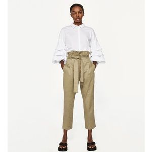 Zara high waisted pants size small