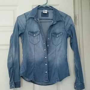 H&M denim shirt