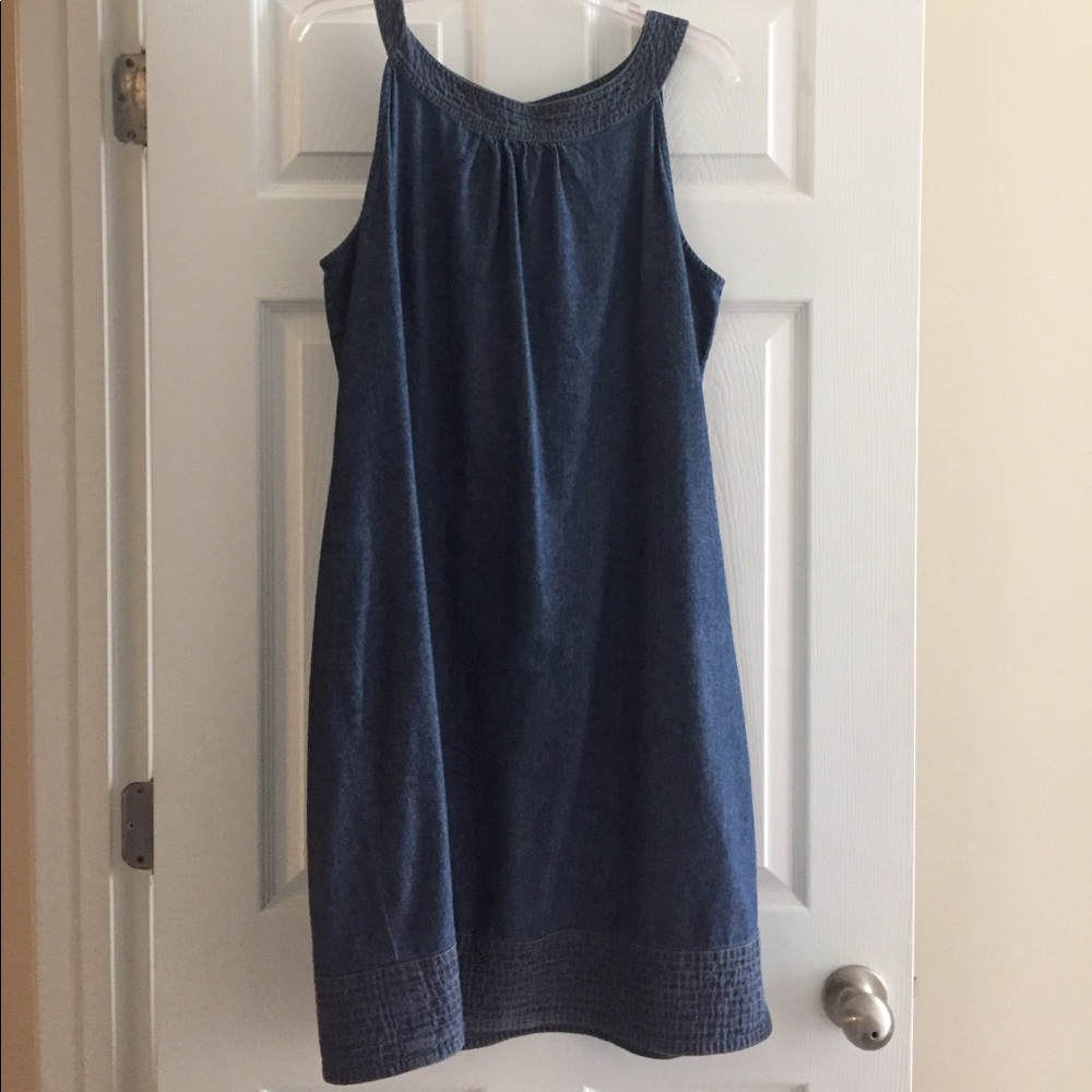 jean dress from cato.. thin jean material