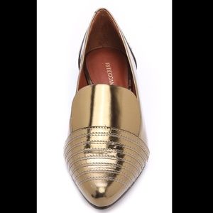 Rebecca Minkoff Golden Loafers