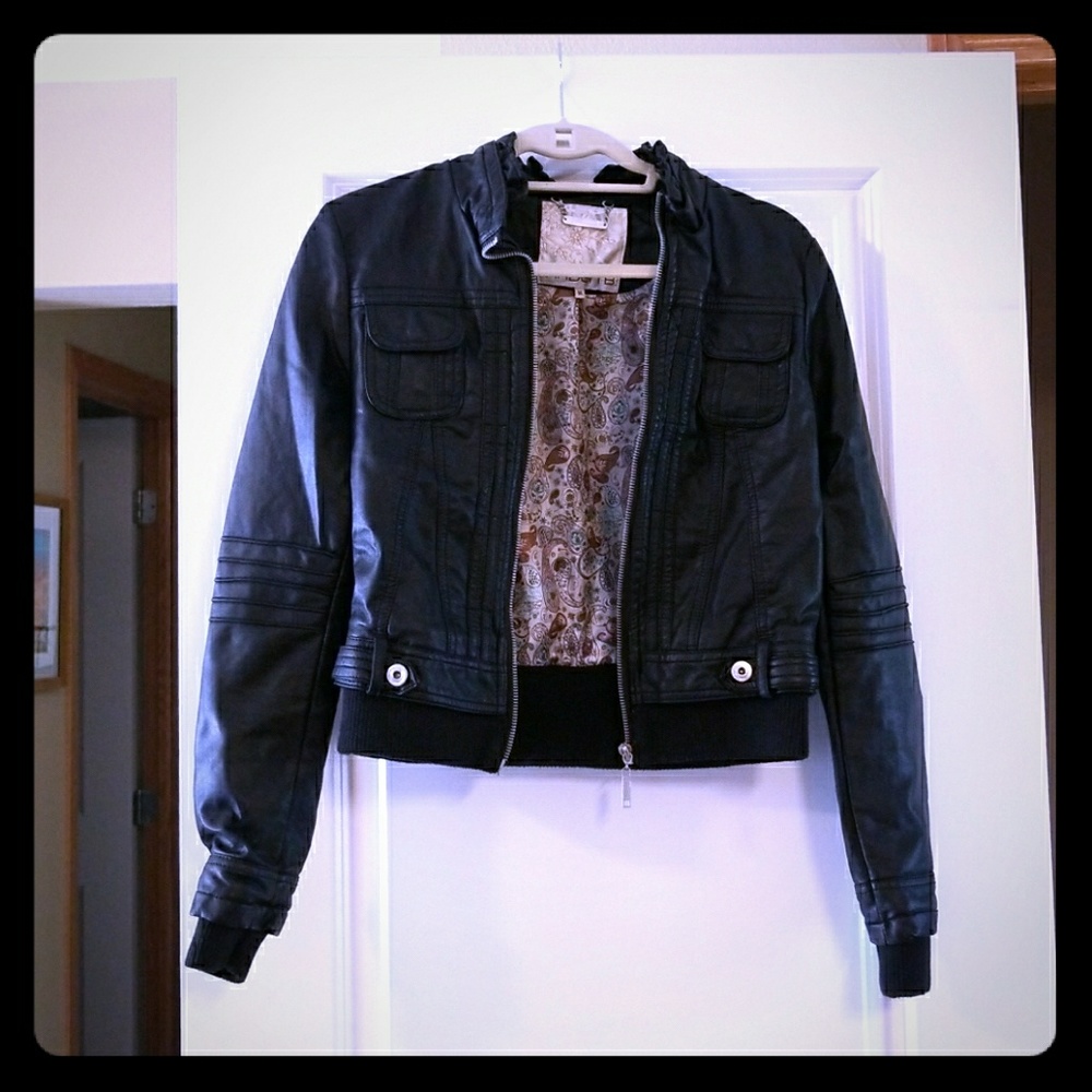 Arden B, Like New, Faux Leather Jacket