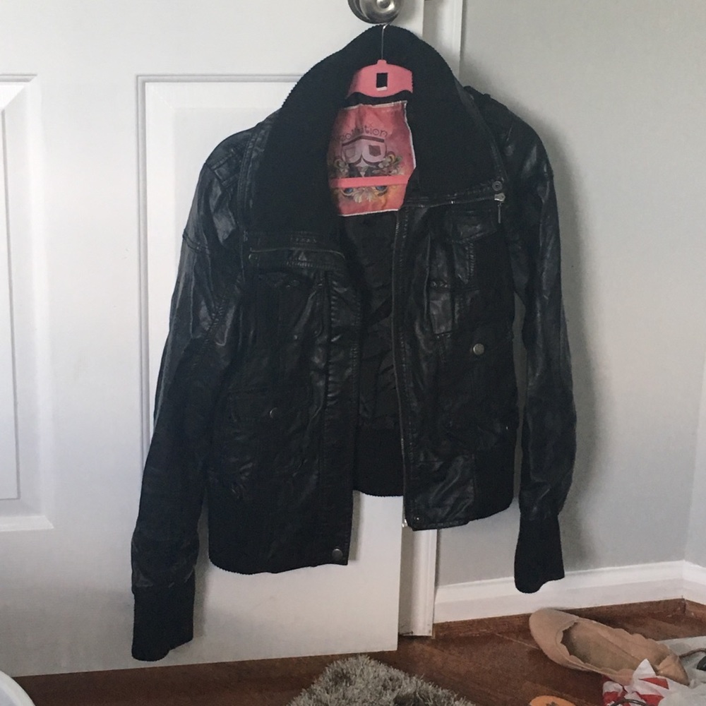 Nordstrom  faux leather jacket
