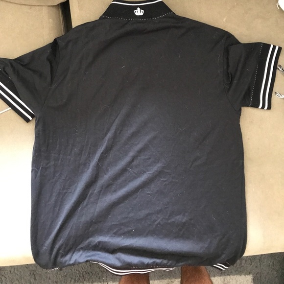 Dolce & gabanna black collard shirt - Picture 2 of 4