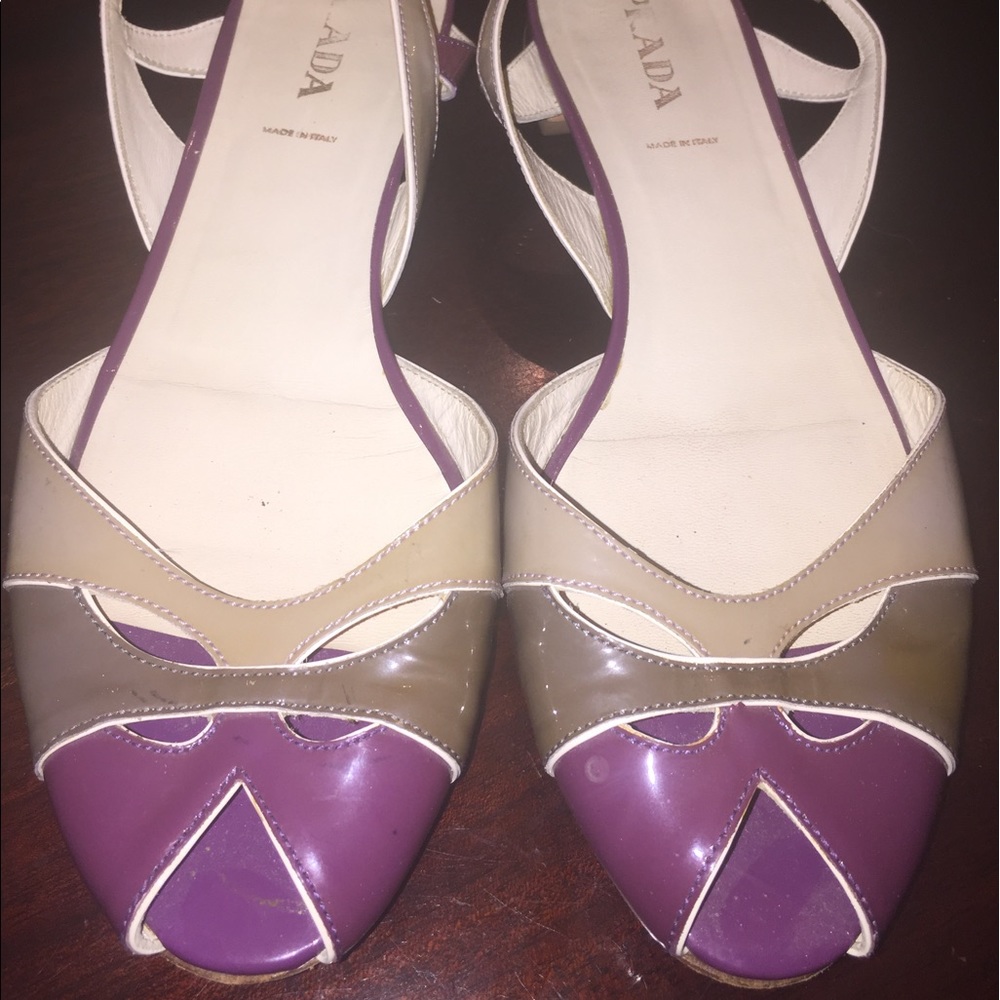 Vintage Purple Prada sandals