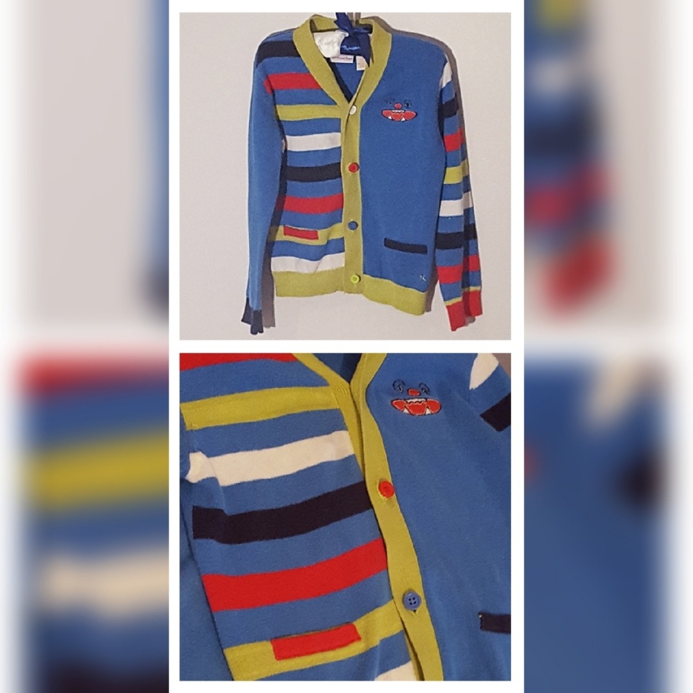 Truly Scrumptious Rainbow Boys Cardigan