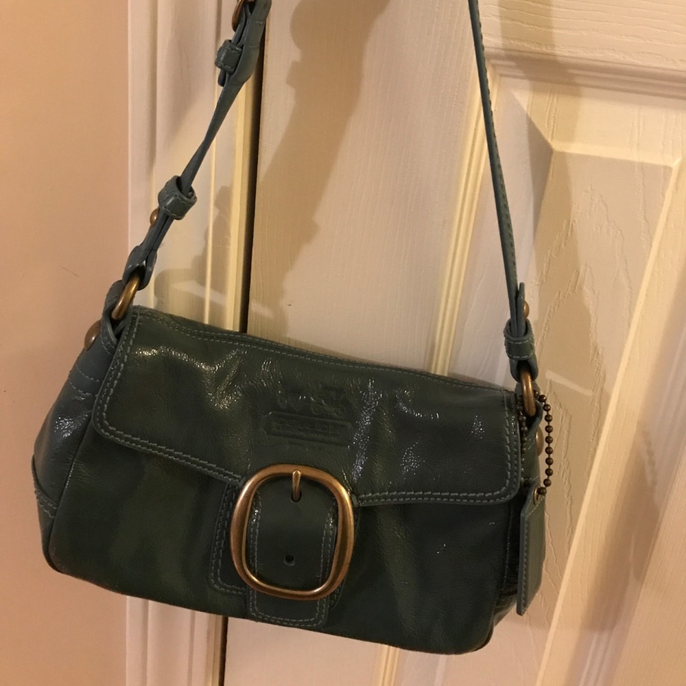 Coach patent leather purse