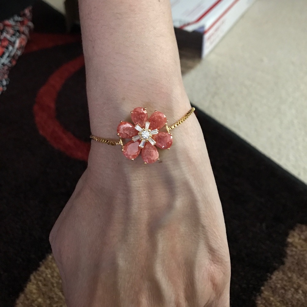💐🌸Pink Flower Bracelet🌸💐