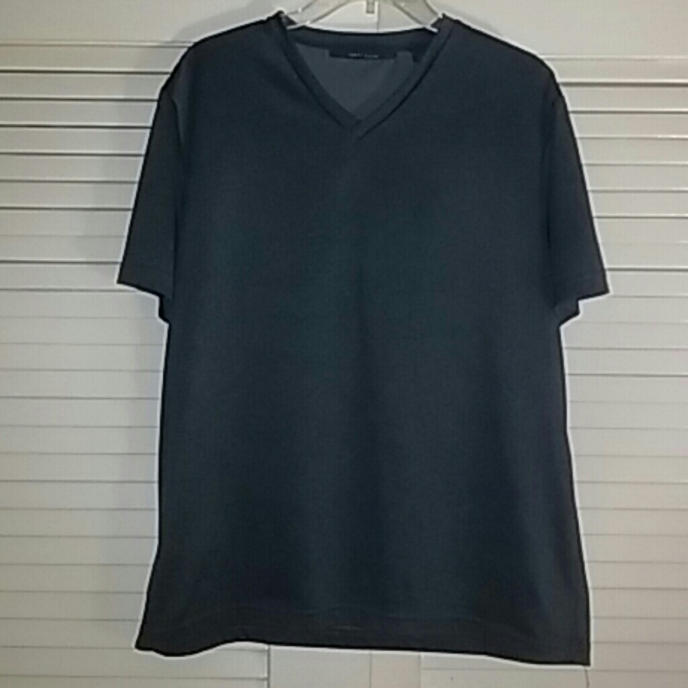 Emerald Perry Ellis SS Pullover Shirt,PERFECT