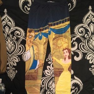 SALE Beauty and the beast leggings