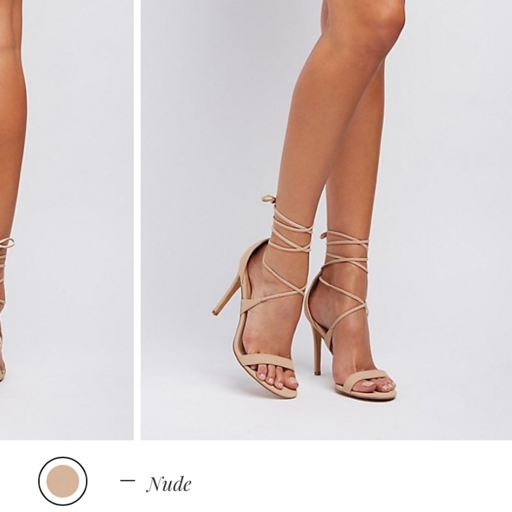 Lace up heels