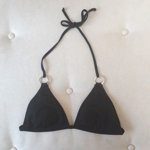 Catalina Black Bikini Top