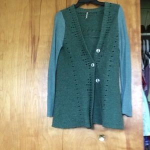 Free People Wool Cardigan