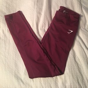 Plum Gymshark dry sculpture leggings