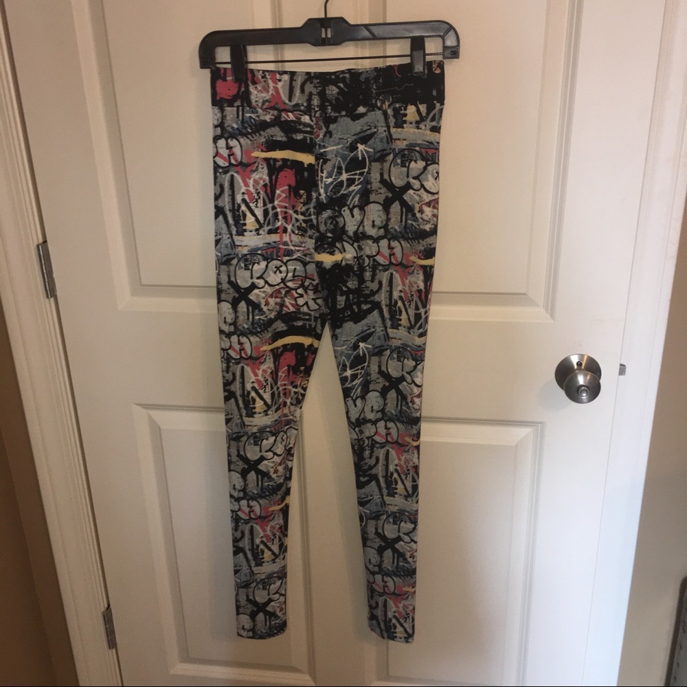 Topshop Graffiti Leggings