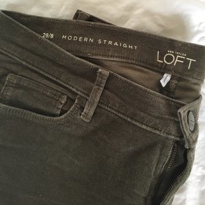 Loft soft corduroy pants size 8