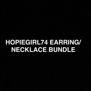 Earring & necklace bundle