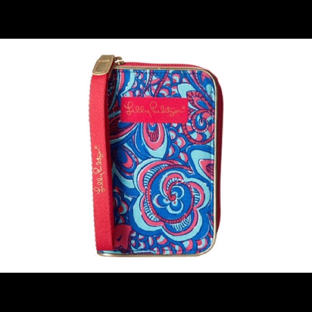 Lilly Pulitzer Wristlet Brewster Blue Reel Me In