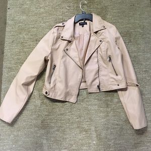 Faux leather jacket