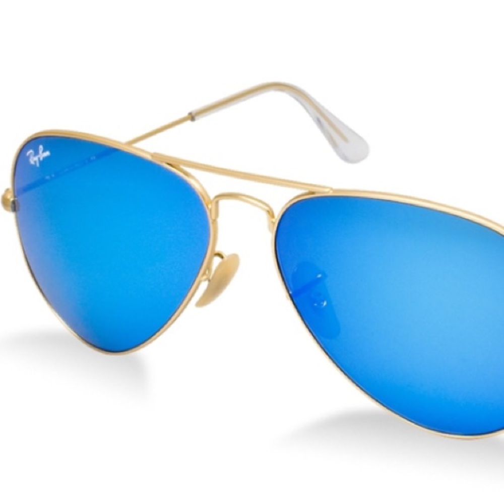 BLUE MIRROR RAY BAN AVIATORS