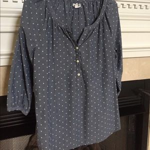 Old Navy Tops - Old Navy 3/4 Sleeve chambray top Old Navy Tops - Old Navy 3/4 Sleeve chambray top