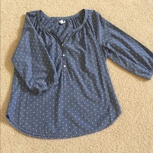 Old Navy Tops - Old Navy 3/4 Sleeve chambray top Old Navy Tops - Old Navy 3/4 Sleeve chambray top