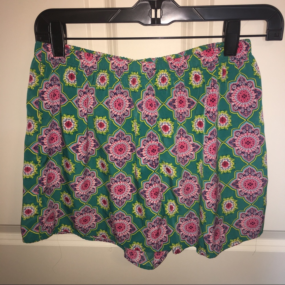 Francesca's Flowy Floral Shorts