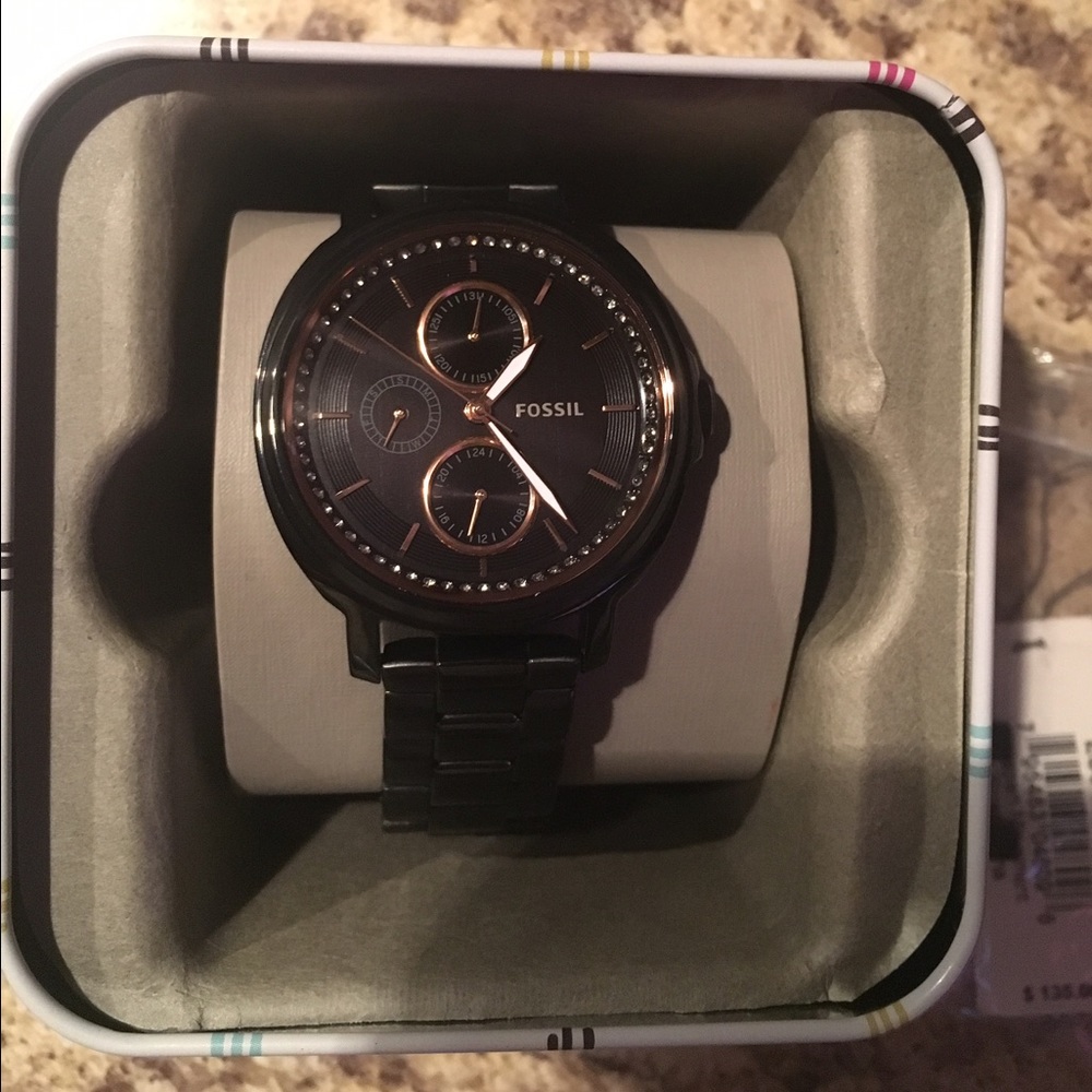 Fossil Black Watch