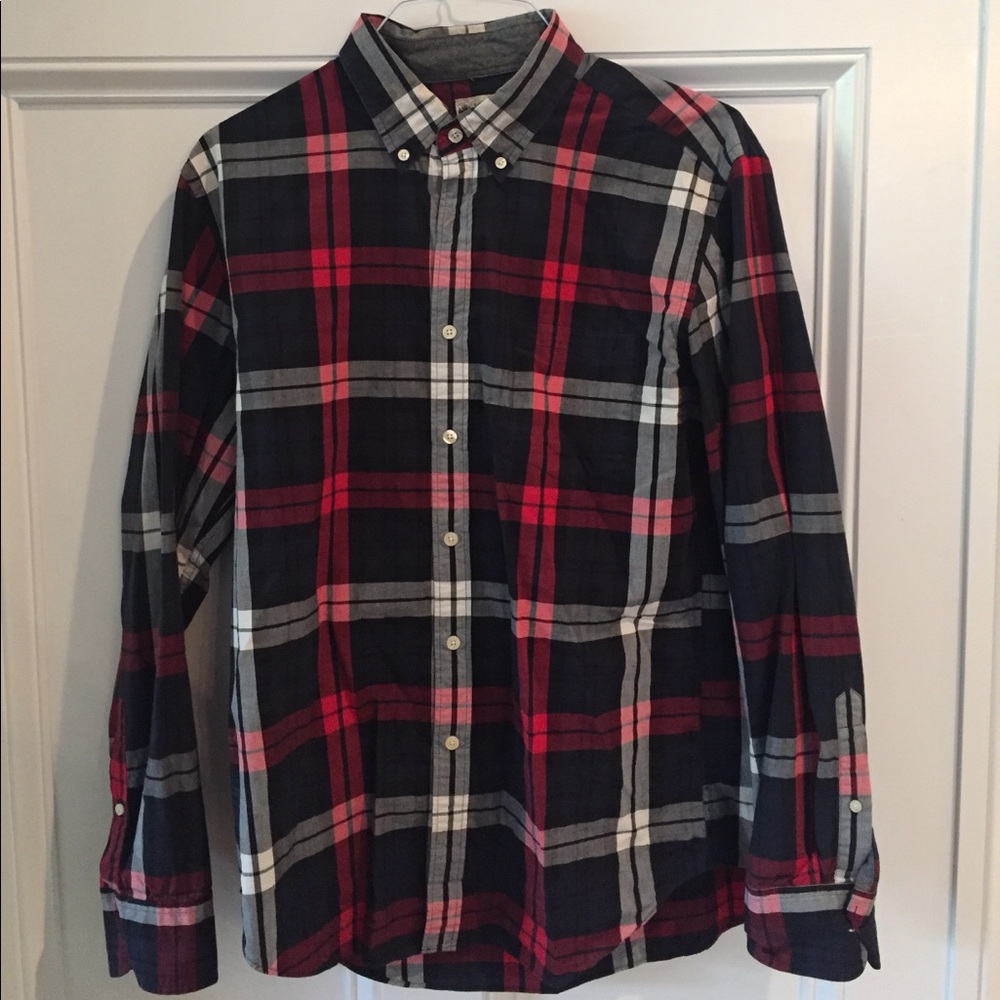 JCrew Washed Button Down